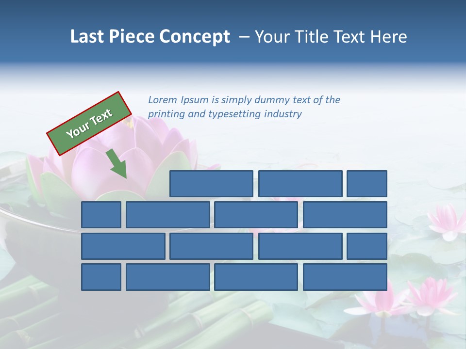 Relax Copy Flower PowerPoint Template