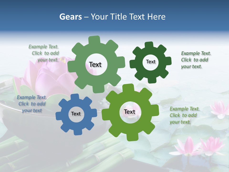 Relax Copy Flower PowerPoint Template