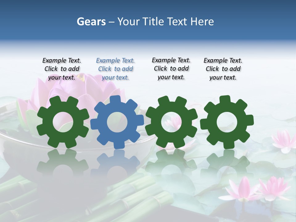 Relax Copy Flower PowerPoint Template