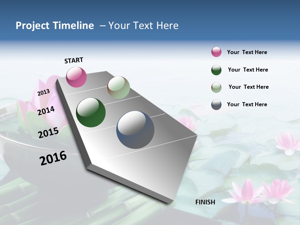 Relax Copy Flower PowerPoint Template
