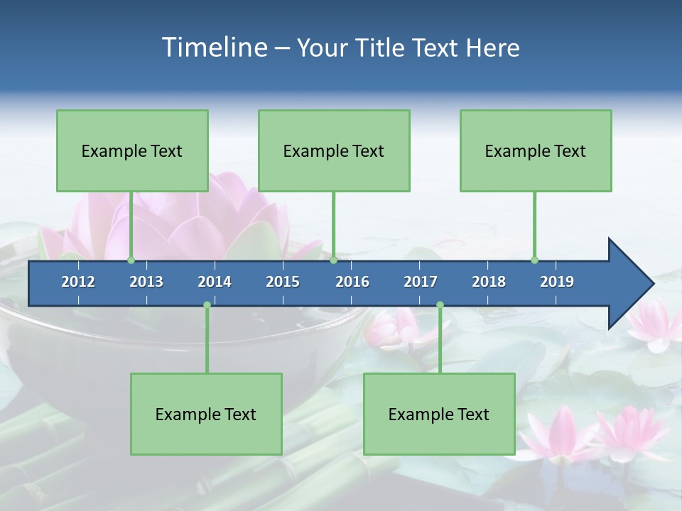 Relax Copy Flower PowerPoint Template