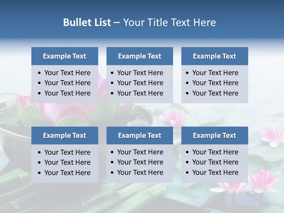 Relax Copy Flower PowerPoint Template