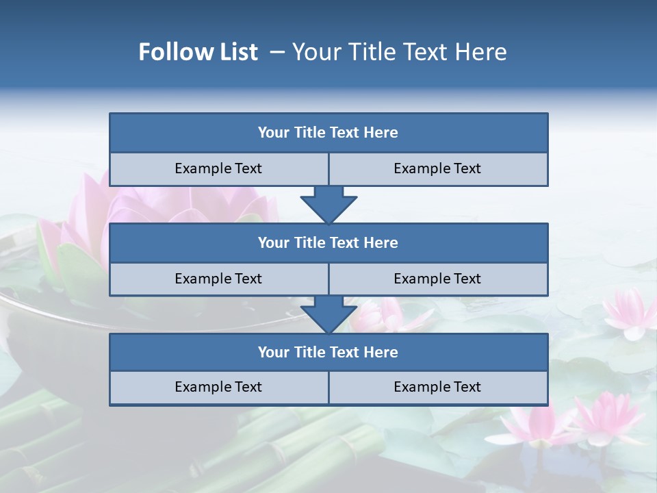 Relax Copy Flower PowerPoint Template
