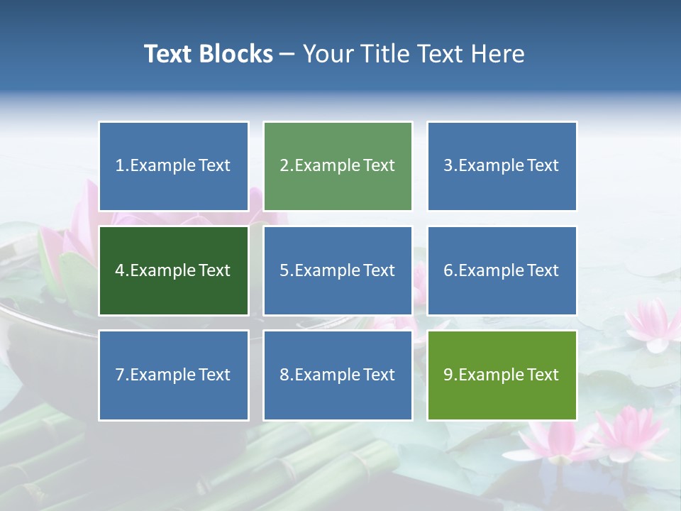 Relax Copy Flower PowerPoint Template