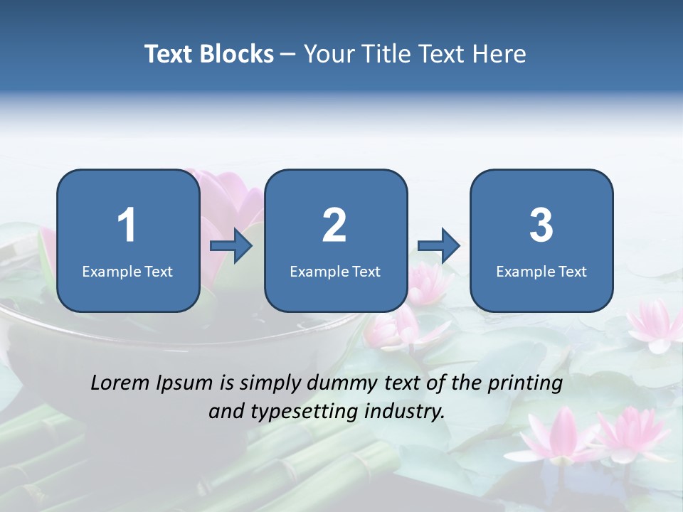 Relax Copy Flower PowerPoint Template