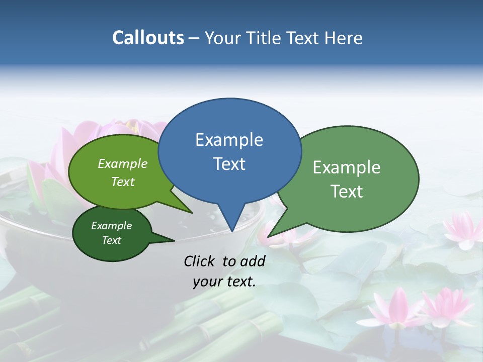 Relax Copy Flower PowerPoint Template