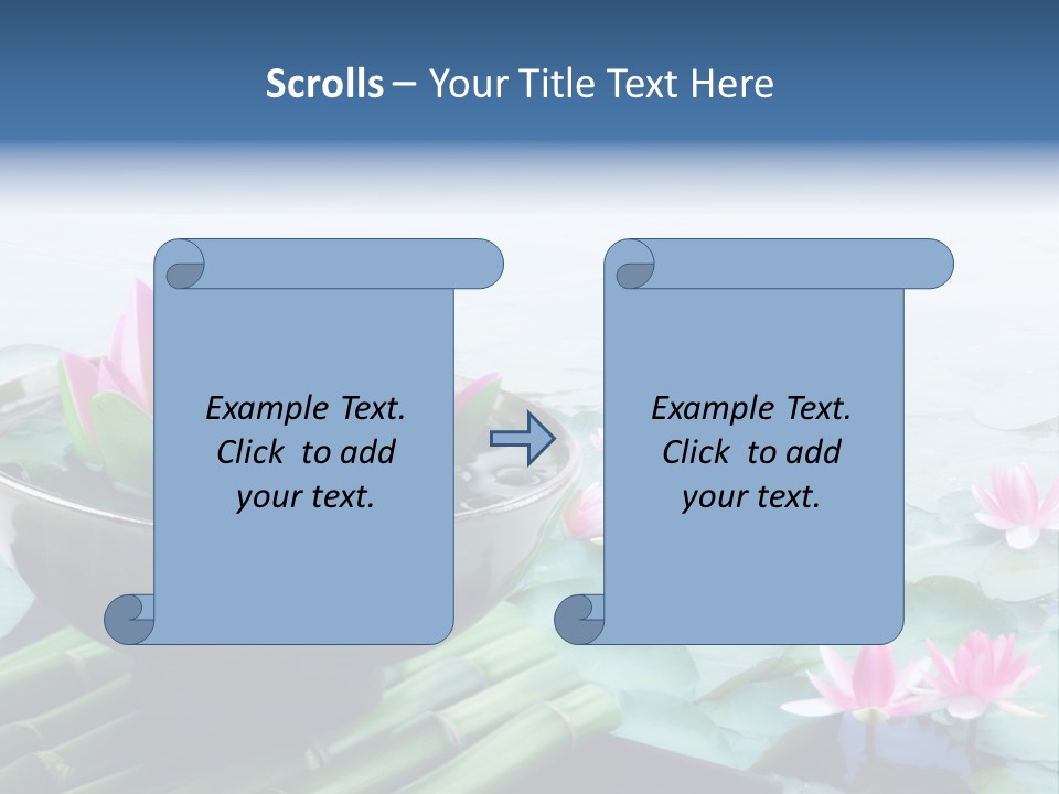 Relax Copy Flower PowerPoint Template