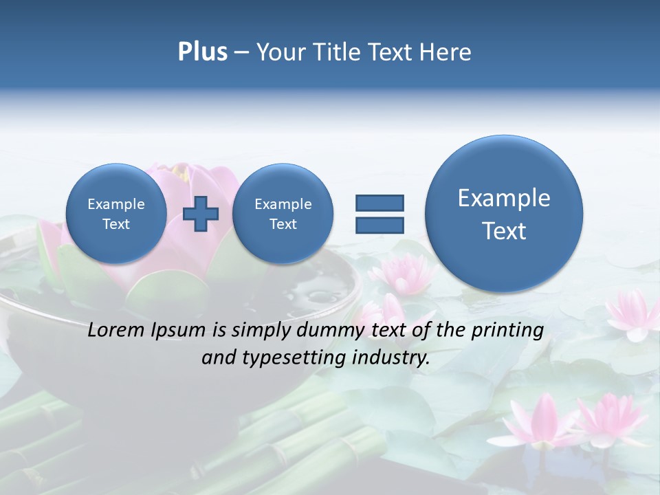 Relax Copy Flower PowerPoint Template