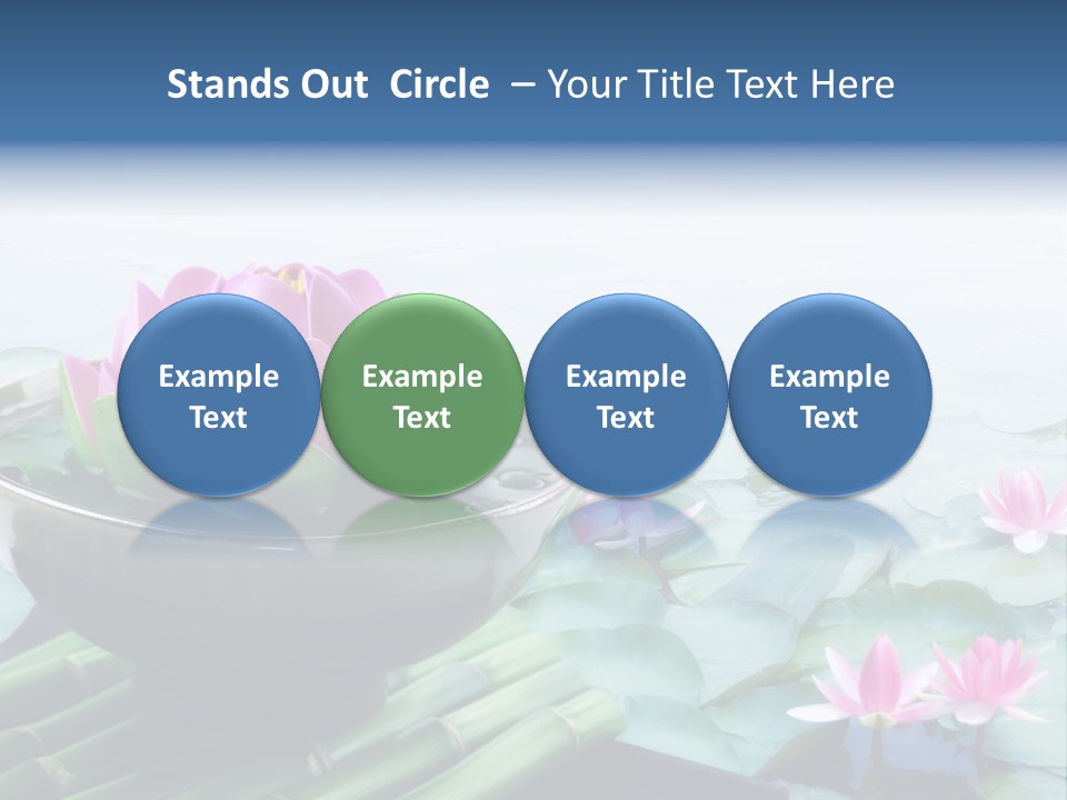Relax Copy Flower PowerPoint Template