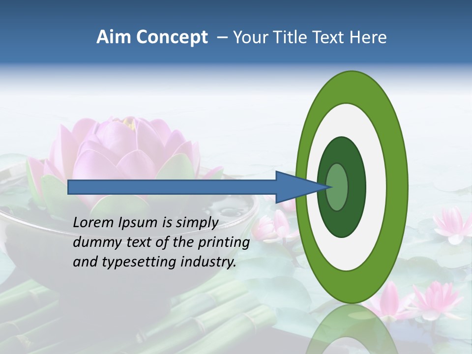 Relax Copy Flower PowerPoint Template