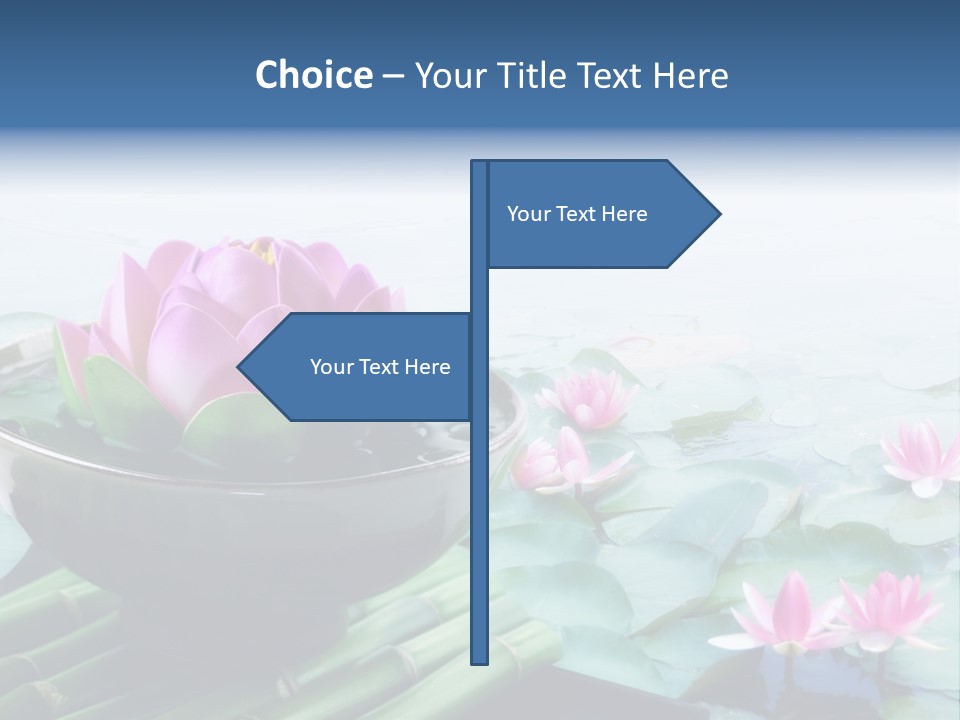 Relax Copy Flower PowerPoint Template
