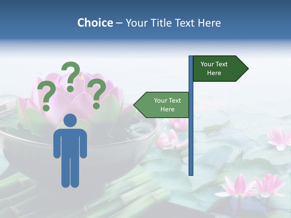 Relax Copy Flower PowerPoint Template