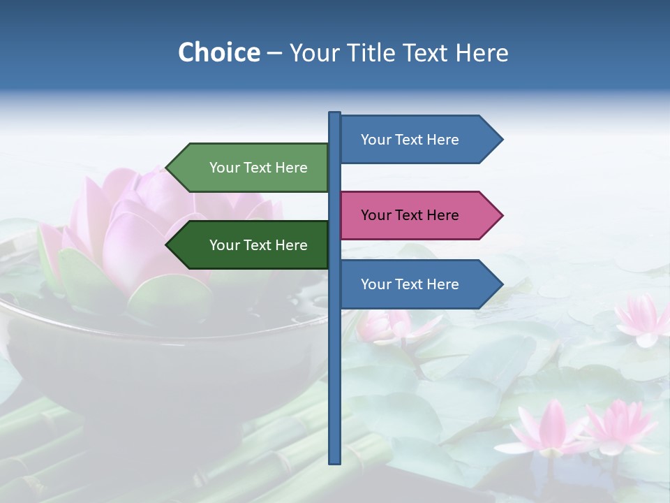 Relax Copy Flower PowerPoint Template