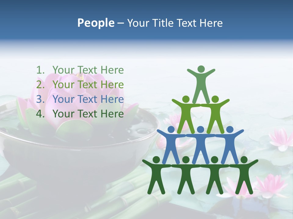 Relax Copy Flower PowerPoint Template