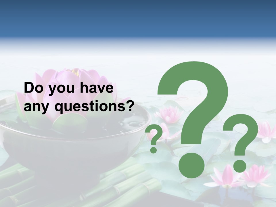 Relax Copy Flower PowerPoint Template