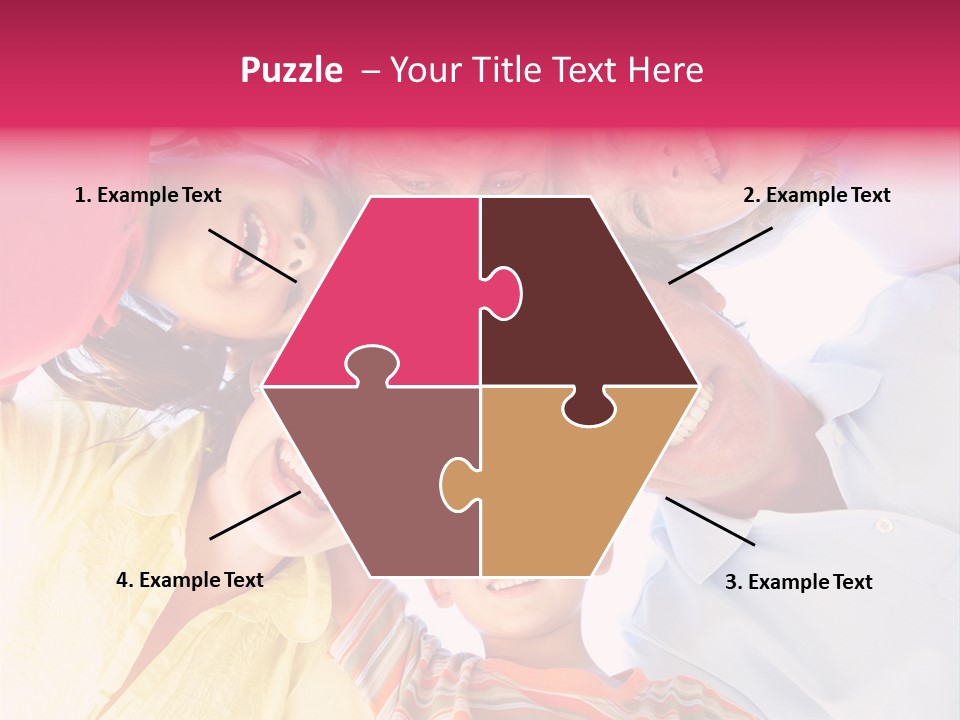 Girl Smiling Child PowerPoint Template