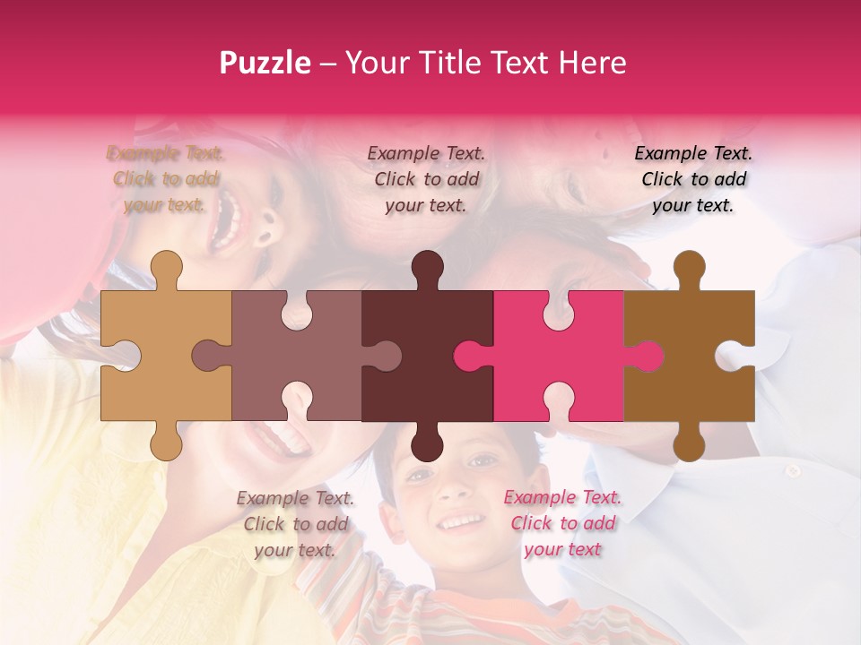 Girl Smiling Child PowerPoint Template