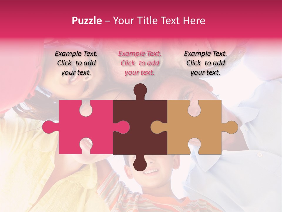 Girl Smiling Child PowerPoint Template