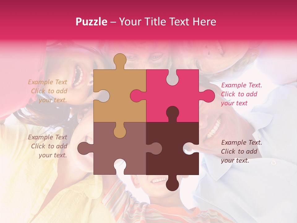 Girl Smiling Child PowerPoint Template