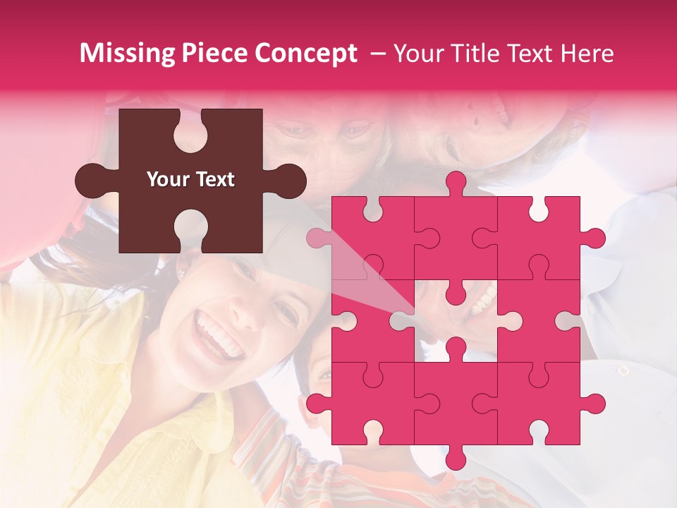 Girl Smiling Child PowerPoint Template