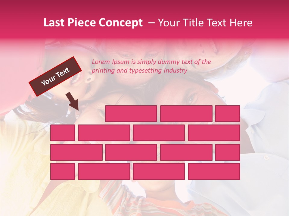 Girl Smiling Child PowerPoint Template