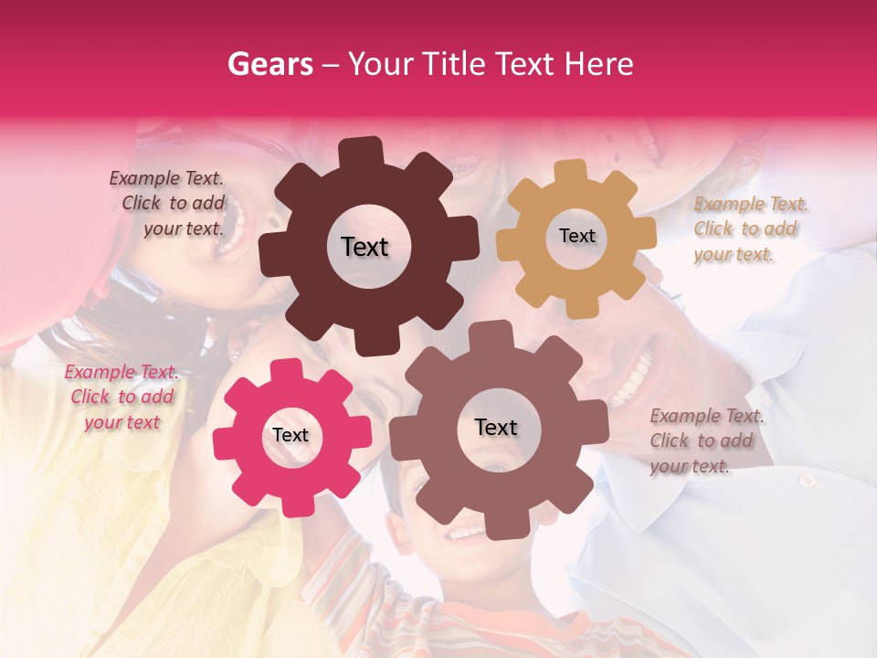 Girl Smiling Child PowerPoint Template