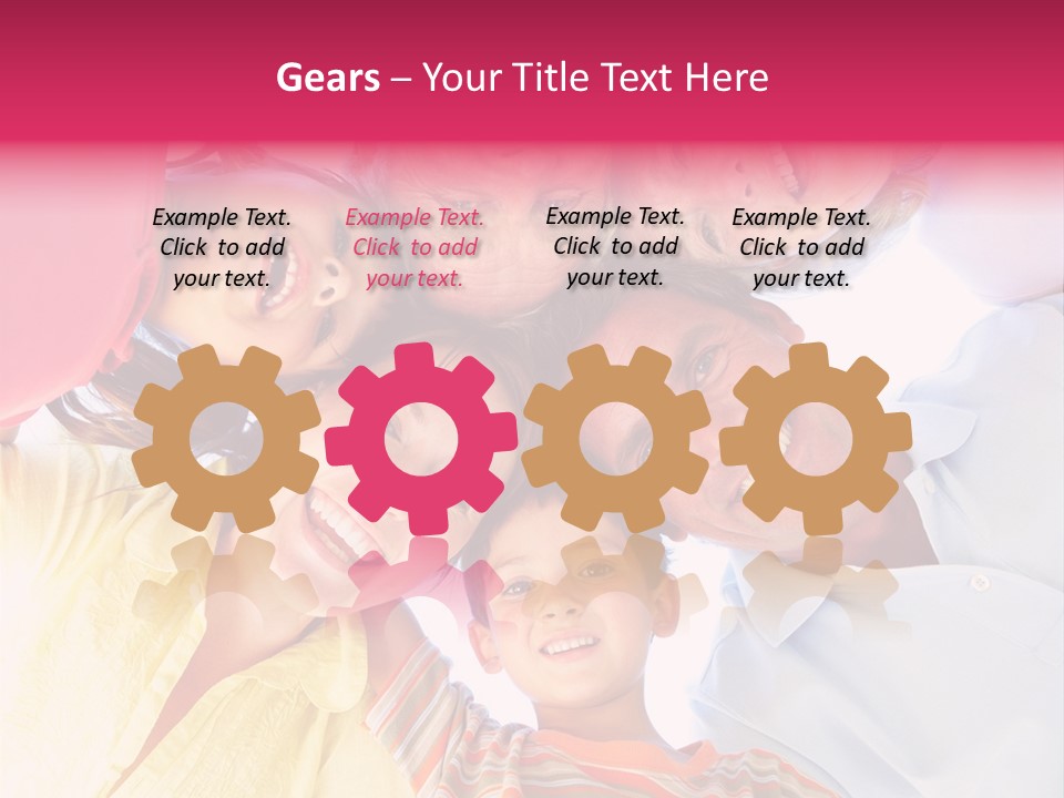 Girl Smiling Child PowerPoint Template