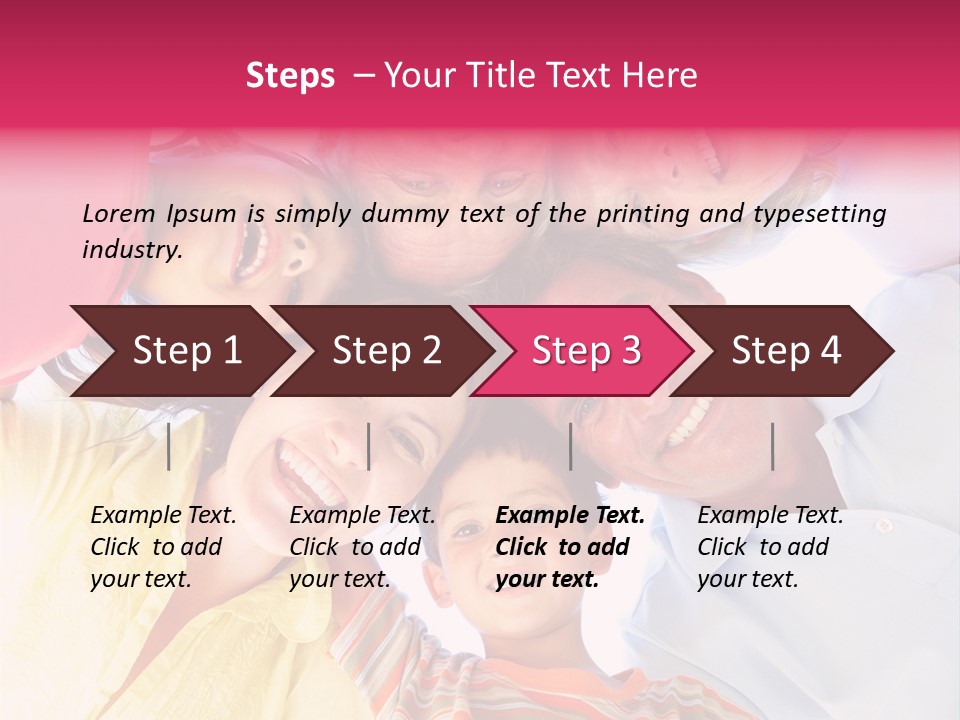 Girl Smiling Child PowerPoint Template