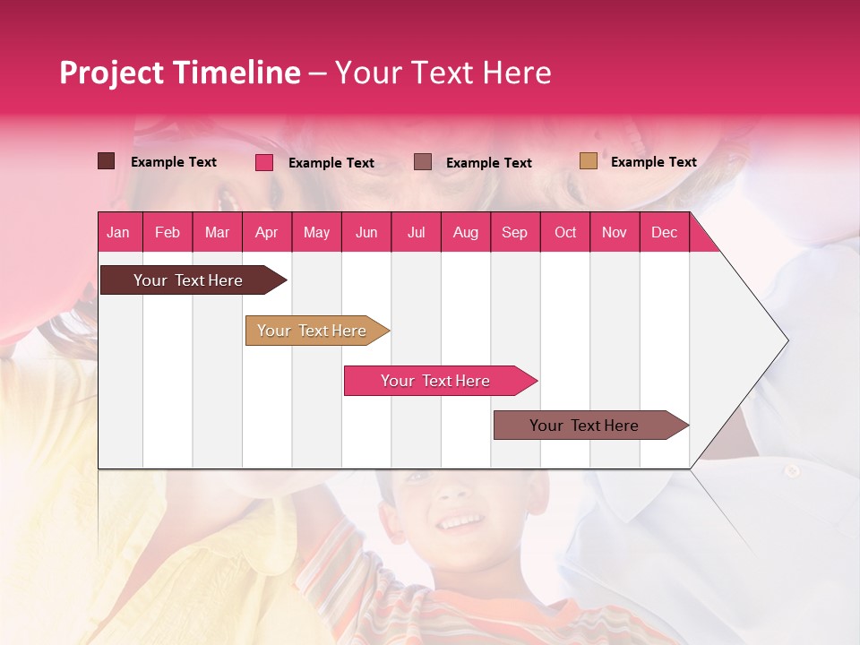 Girl Smiling Child PowerPoint Template