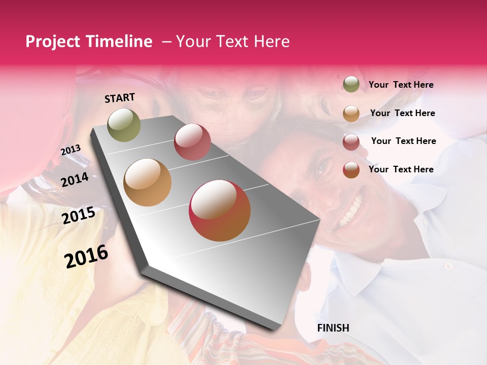 Girl Smiling Child PowerPoint Template