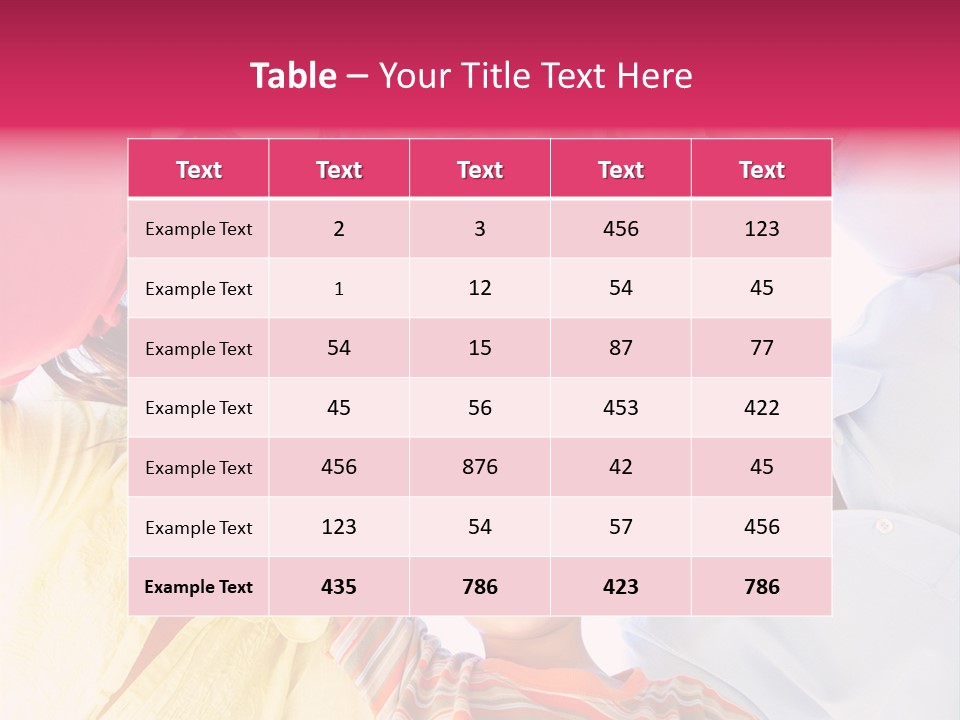 Girl Smiling Child PowerPoint Template