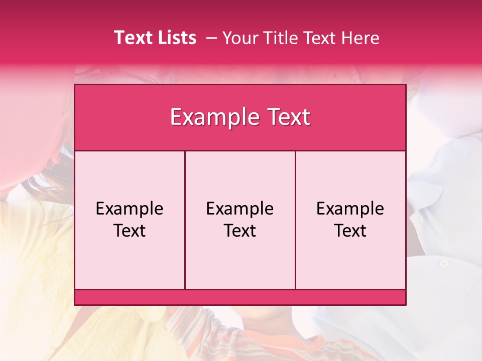 Girl Smiling Child PowerPoint Template