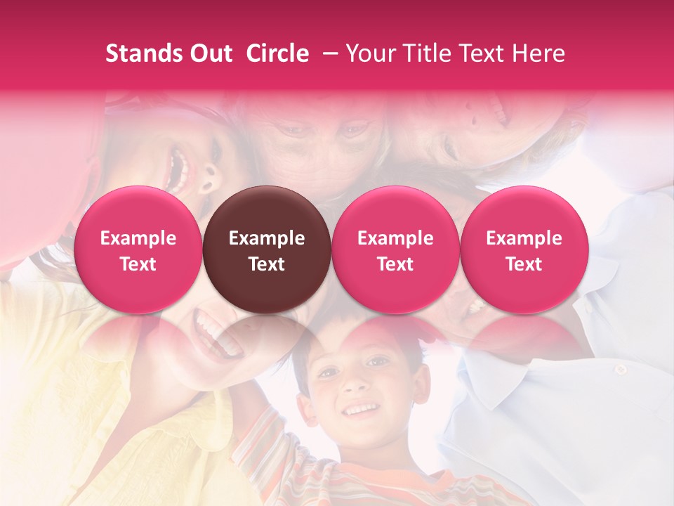 Girl Smiling Child PowerPoint Template