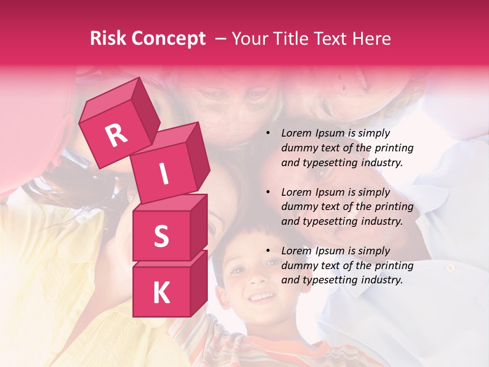 Girl Smiling Child PowerPoint Template