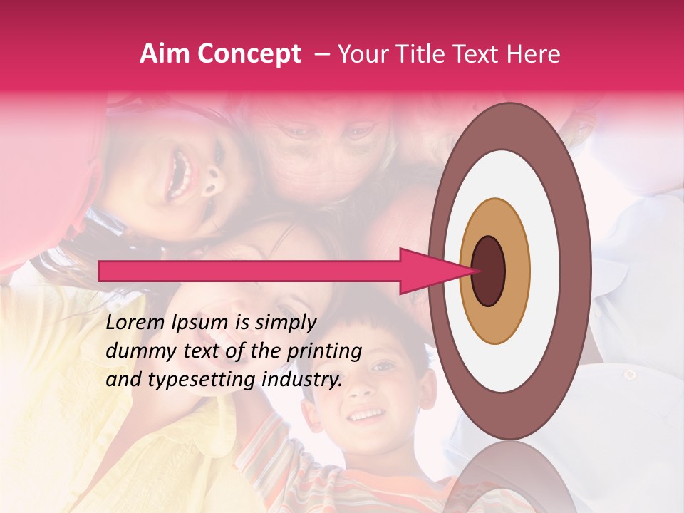 Girl Smiling Child PowerPoint Template