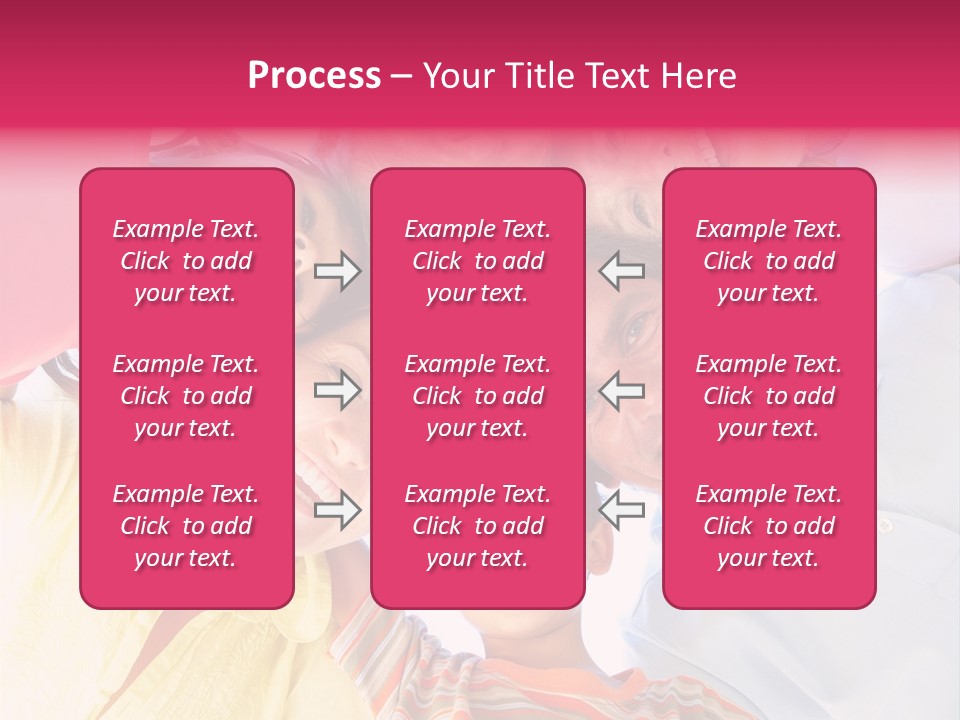 Girl Smiling Child PowerPoint Template