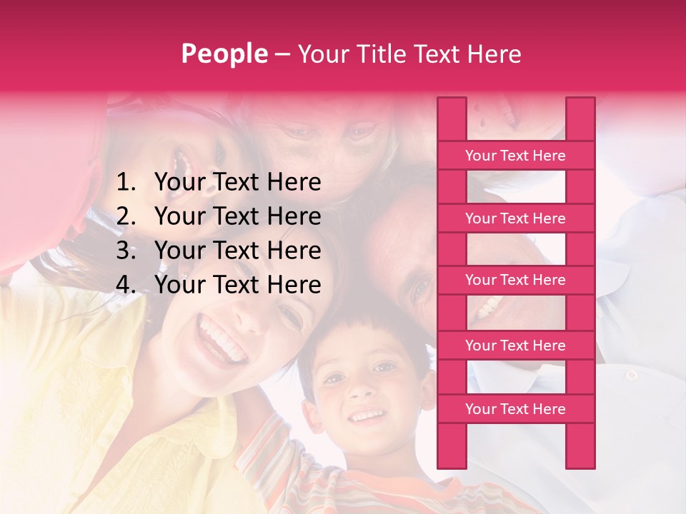 Girl Smiling Child PowerPoint Template