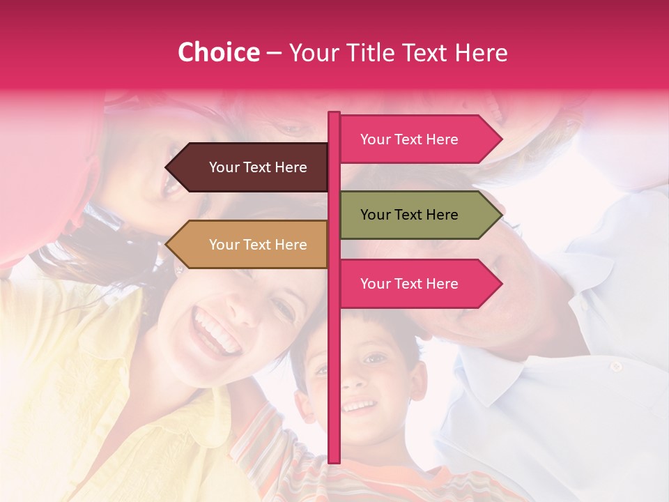 Girl Smiling Child PowerPoint Template