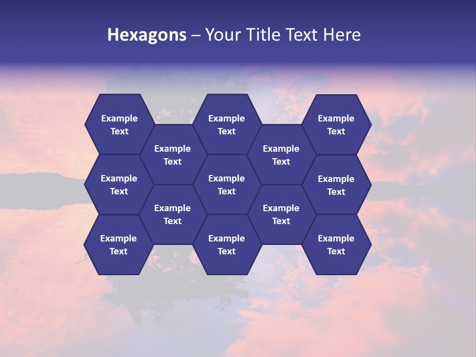 A Tree In The Middle Of A Body Of Water PowerPoint Template