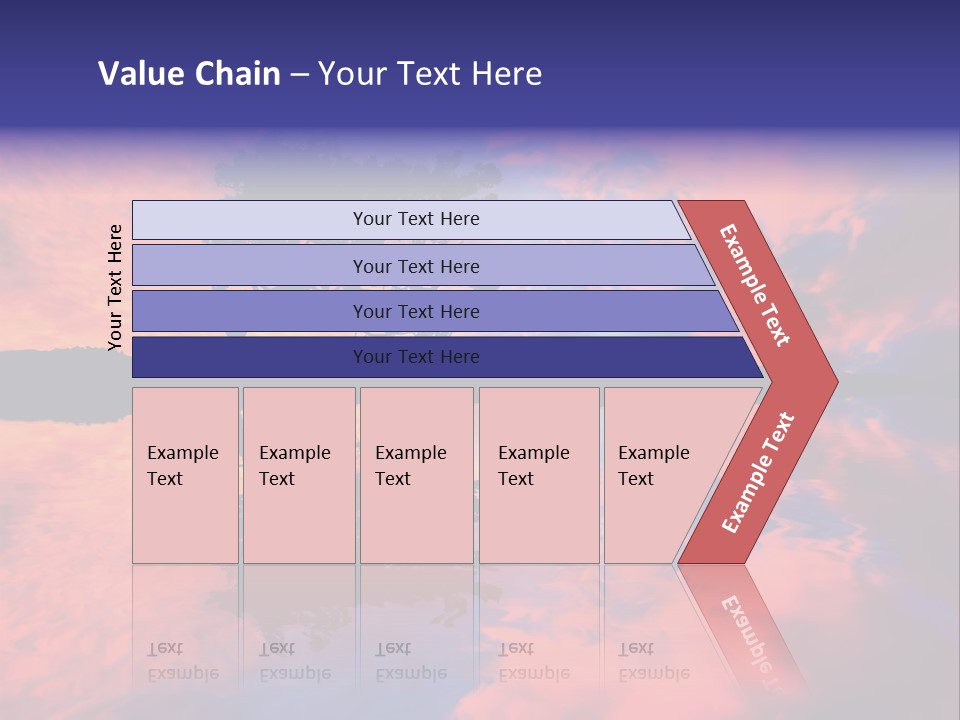 A Tree In The Middle Of A Body Of Water PowerPoint Template