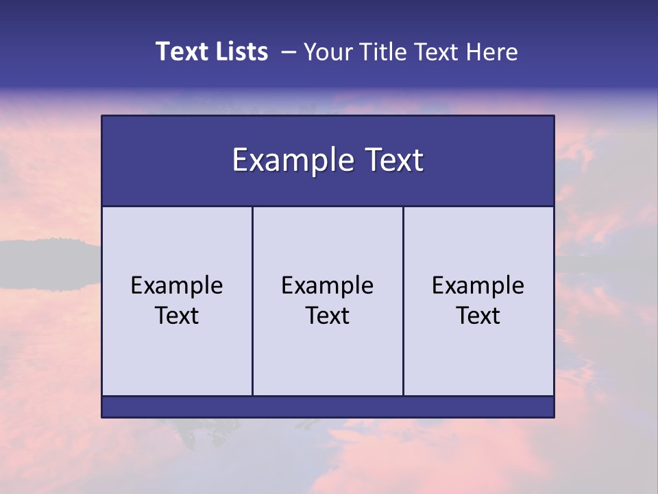 A Tree In The Middle Of A Body Of Water PowerPoint Template