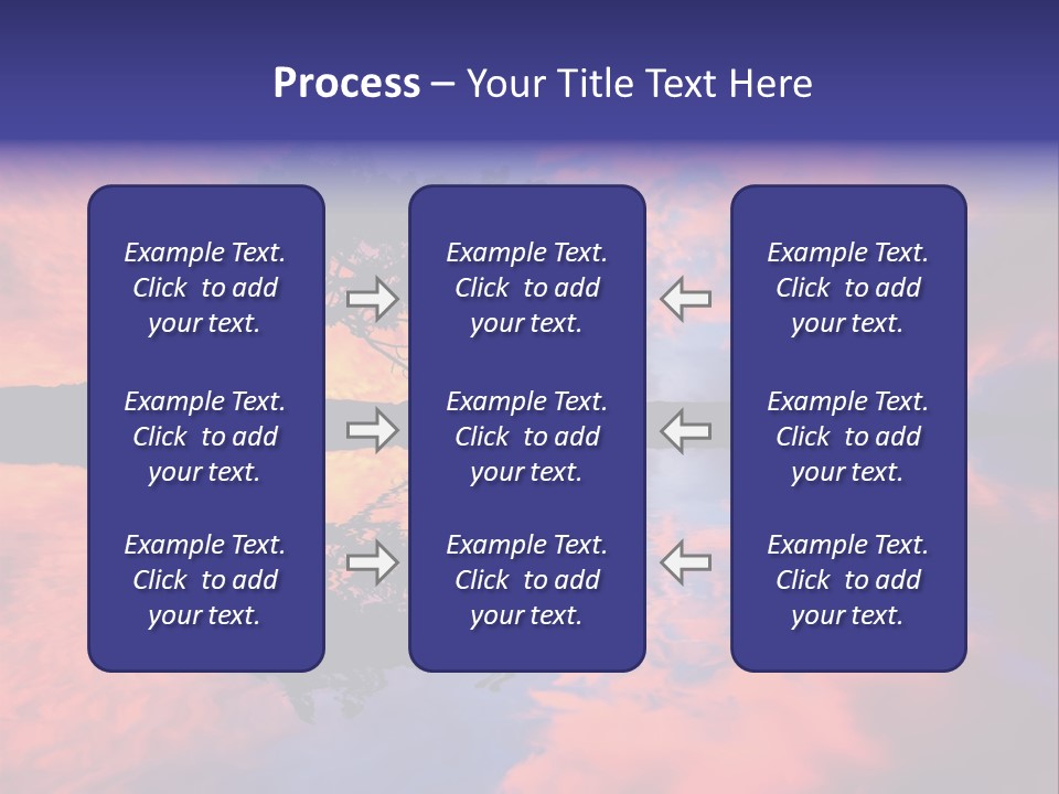 A Tree In The Middle Of A Body Of Water PowerPoint Template