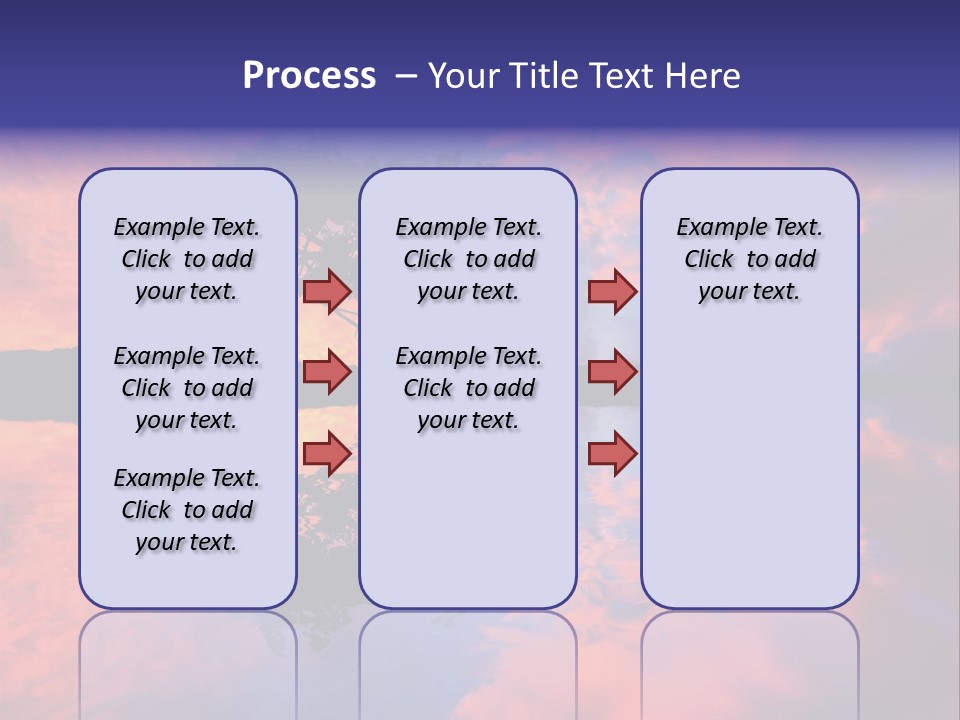A Tree In The Middle Of A Body Of Water PowerPoint Template