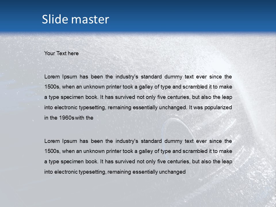 A Car Is Spraying Water On The Hood Of It PowerPoint Template