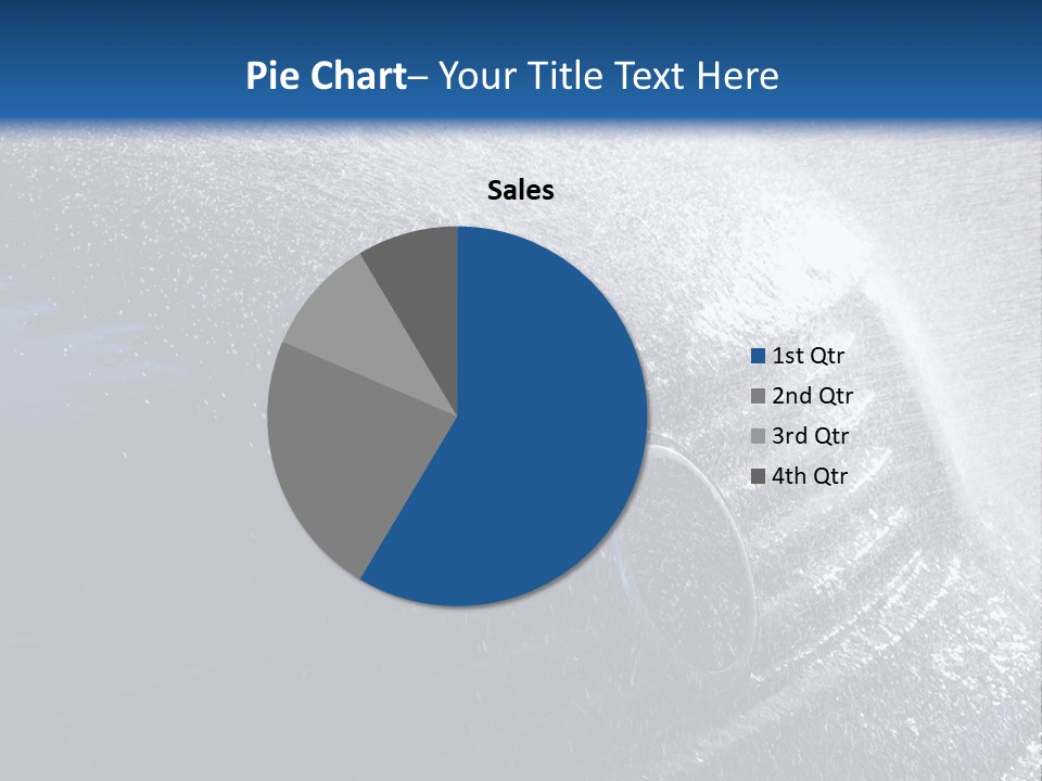 A Car Is Spraying Water On The Hood Of It PowerPoint Template