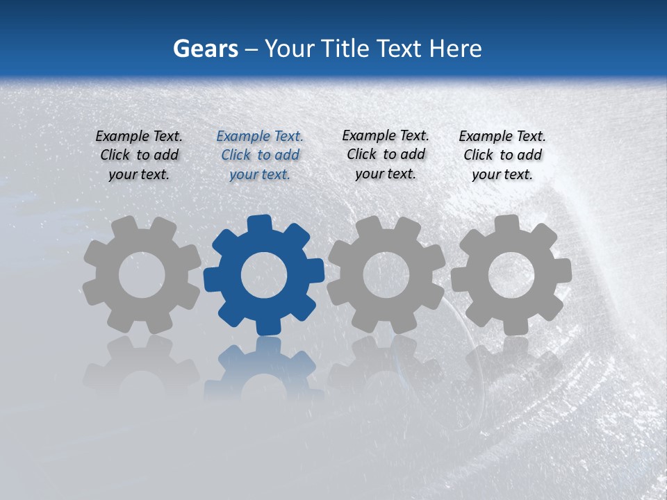 A Car Is Spraying Water On The Hood Of It PowerPoint Template