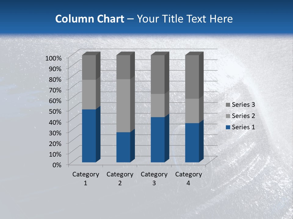 A Car Is Spraying Water On The Hood Of It PowerPoint Template