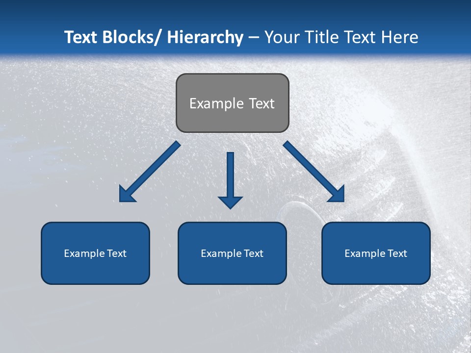 A Car Is Spraying Water On The Hood Of It PowerPoint Template