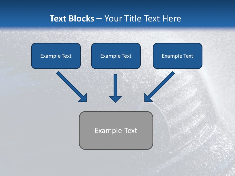 A Car Is Spraying Water On The Hood Of It PowerPoint Template