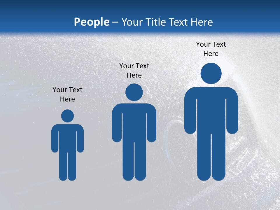 A Car Is Spraying Water On The Hood Of It PowerPoint Template